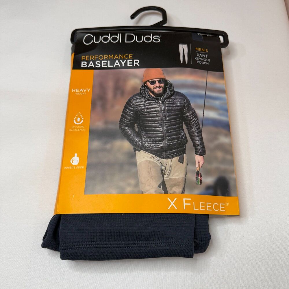 Size XL Cuddl Duds Men's Heavyweight X Fleece Performance Baselayer Pants NWT